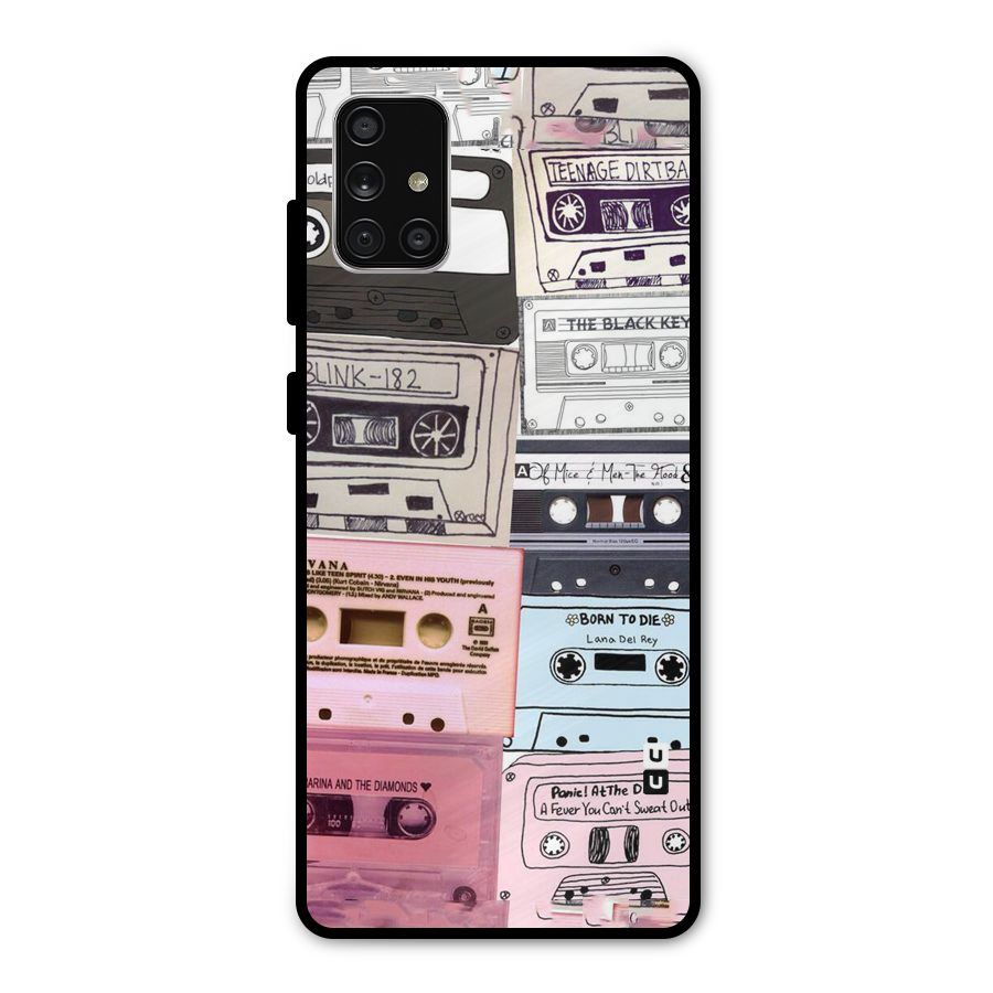 Casette Rolling Metal Back Case for Galaxy A71