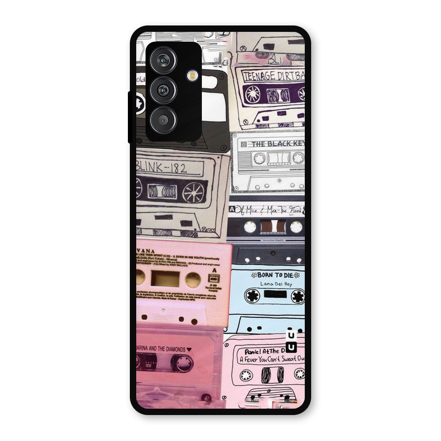 Casette Rolling Metal Back Case for Galaxy F13