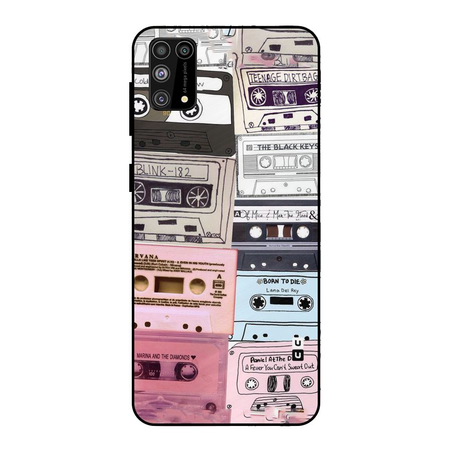 Casette Rolling Metal Back Case for Galaxy F41