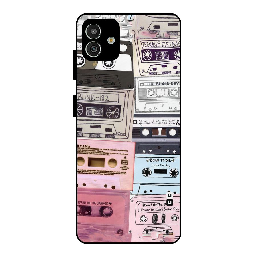 Casette Rolling Metal Back Case for Galaxy M13 5G