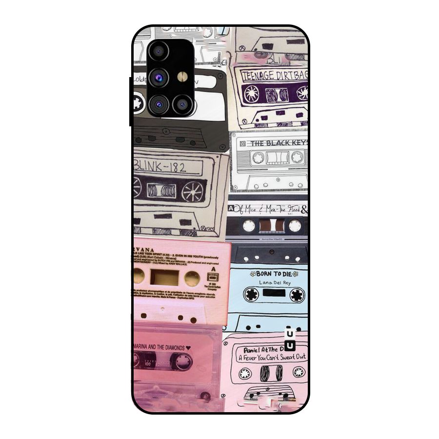 Casette Rolling Metal Back Case for Galaxy M31s