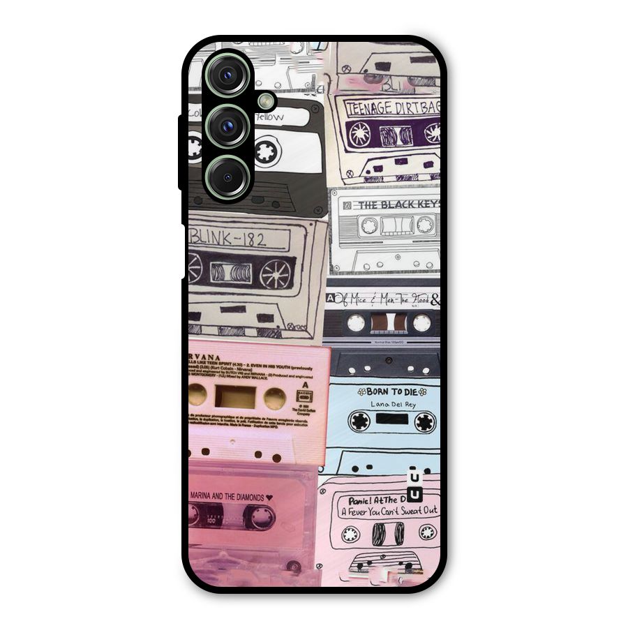 Casette Rolling Metal Back Case for Galaxy M34