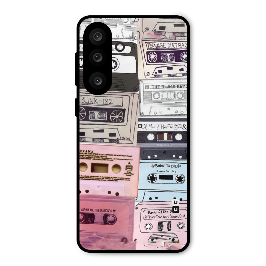 Casette Rolling Metal Back Case for Galaxy M56