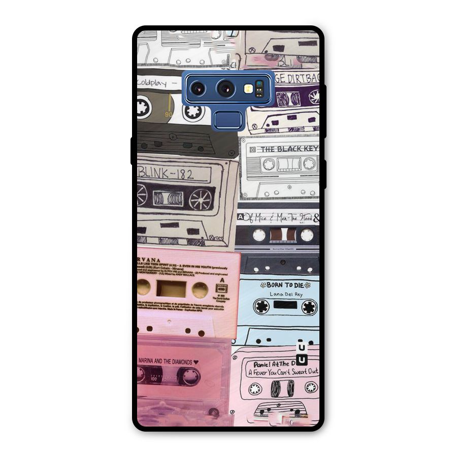 Casette Rolling Metal Back Case for Galaxy Note 9