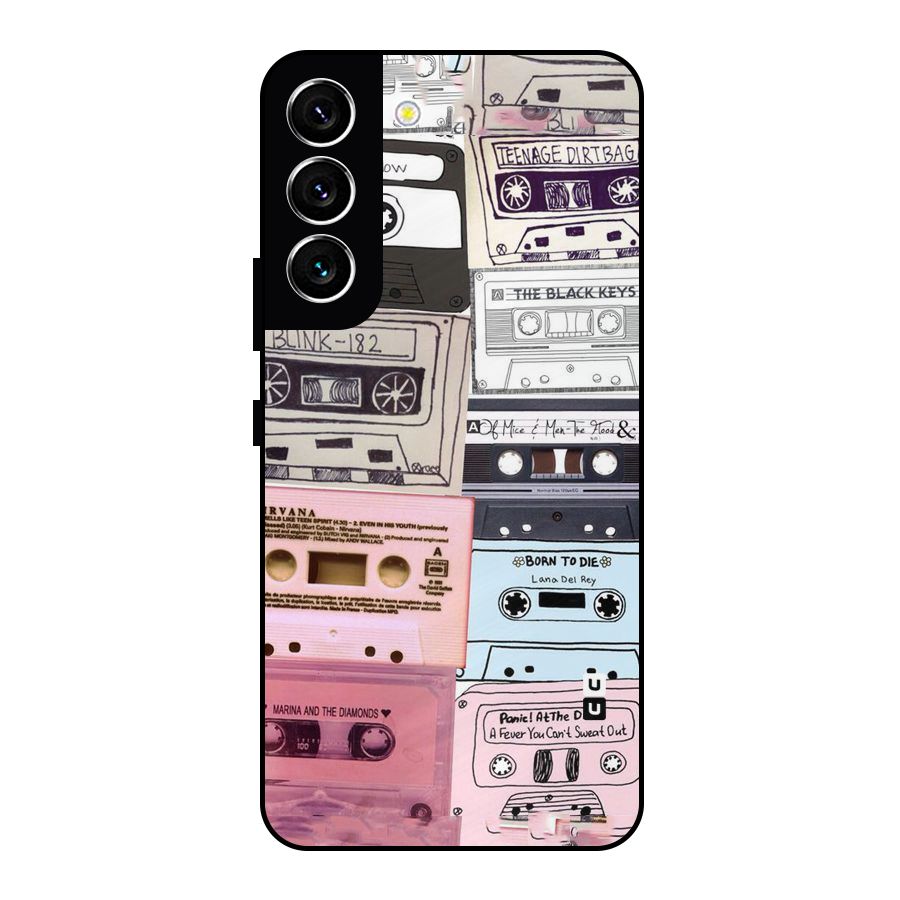 Casette Rolling Metal Back Case for Galaxy S22 5G