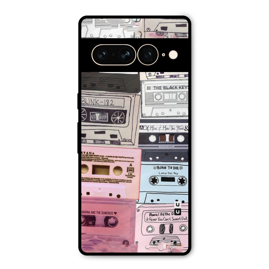 Casette Rolling Metal Back Case for Google Pixel 7 Pro