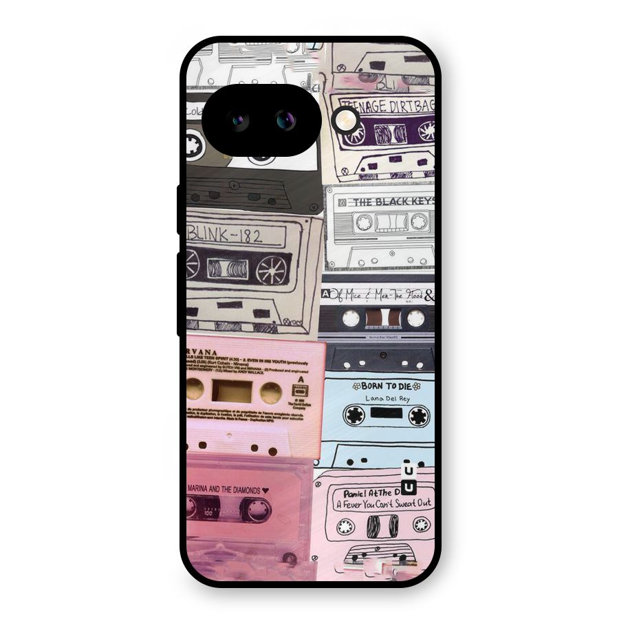 Casette Rolling Metal Back Case for Google Pixel 9a