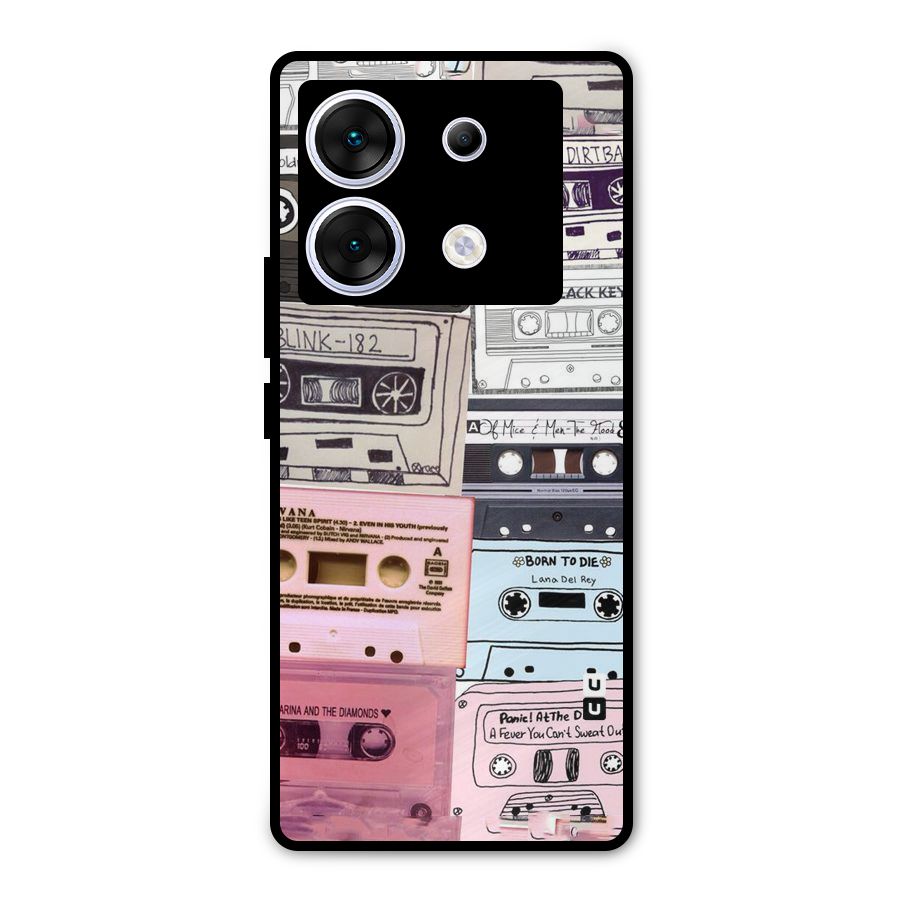 Casette Rolling Metal Back Case for Infinix Zero 30 5G