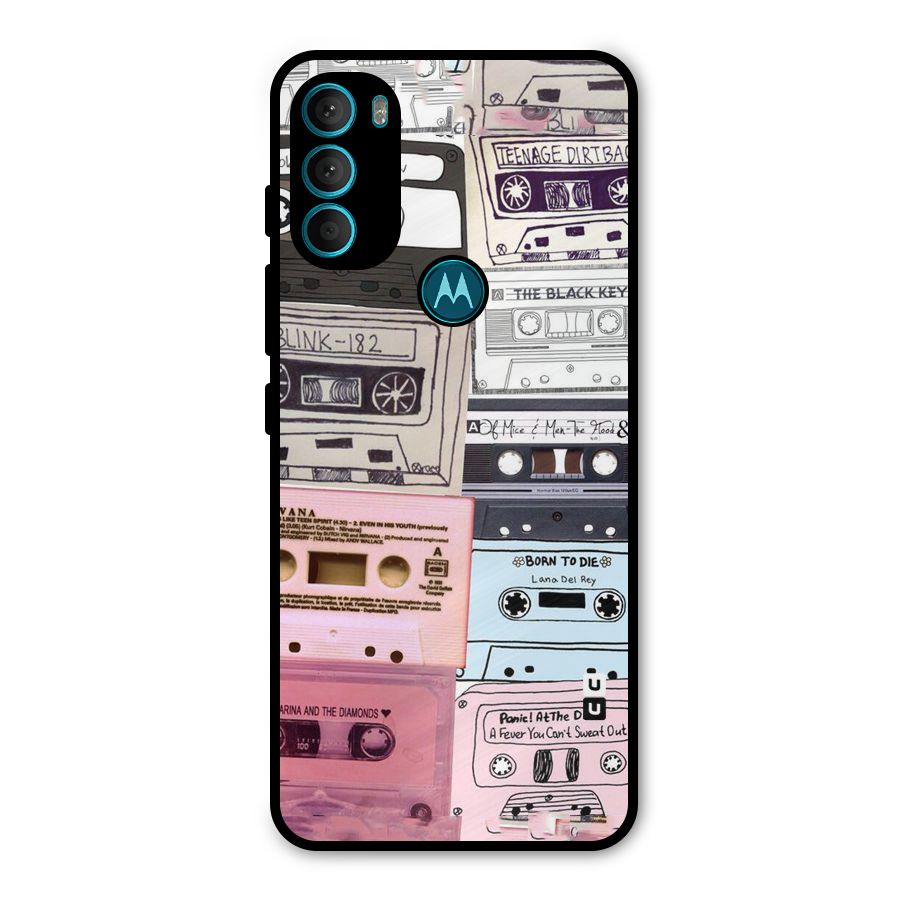 Casette Rolling Metal Back Case for Moto G71 5G