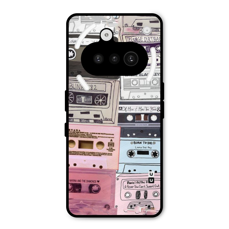 Casette Rolling Metal Back Case for Nothing Phone 3a