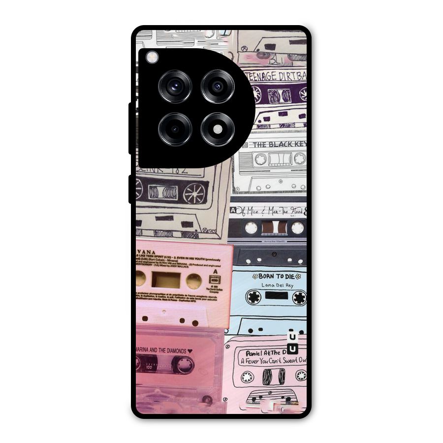 Casette Rolling Metal Back Case for OnePlus 12R