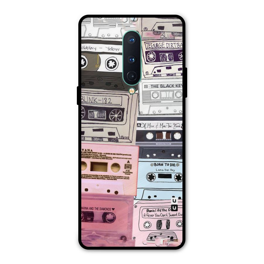 Casette Rolling Metal Back Case for OnePlus 8