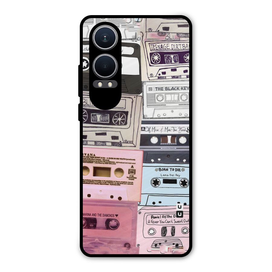 Casette Rolling Metal Back Case for OnePlus Nord CE4 Lite