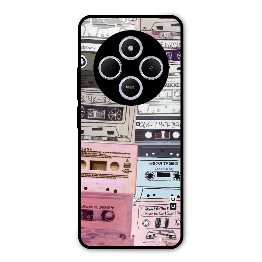 Casette Rolling Metal Back Case for Poco M7