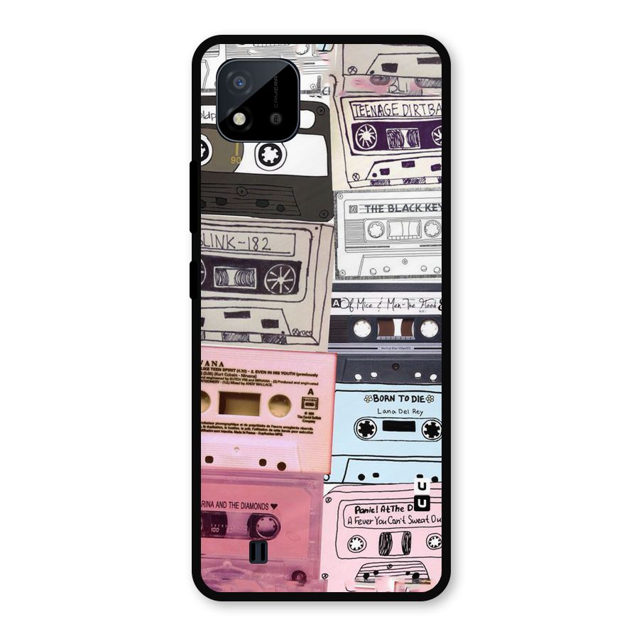Casette Rolling Metal Back Case for Realme C11 2021
