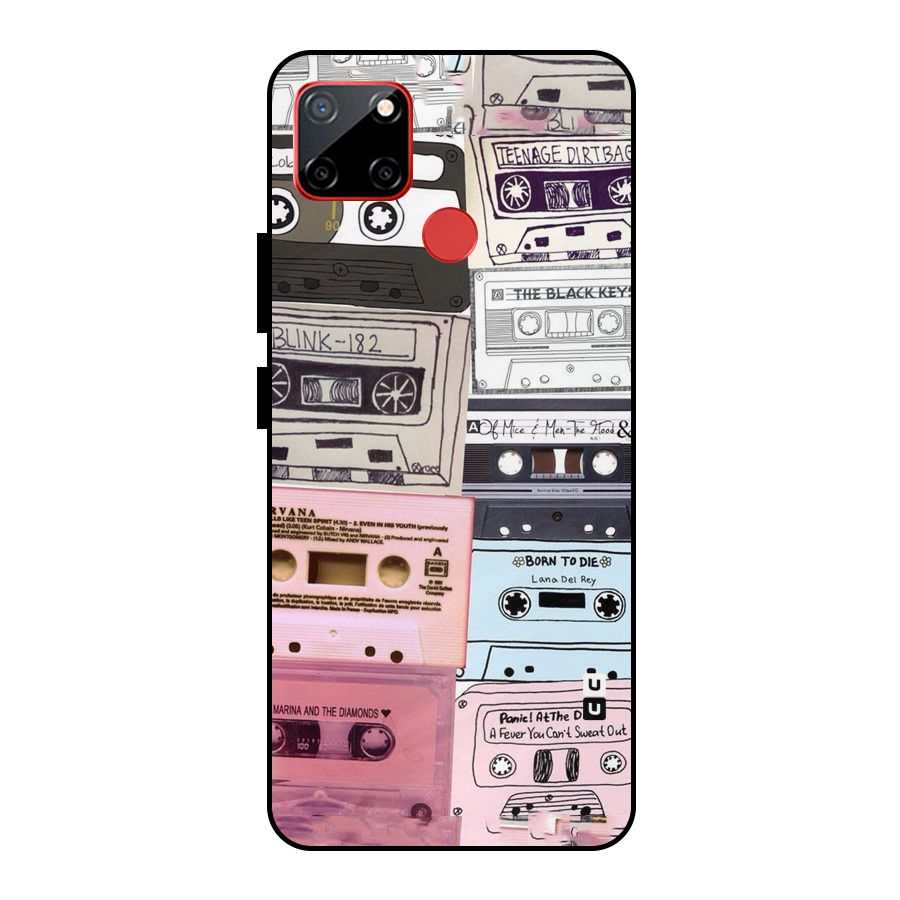 Casette Rolling Metal Back Case for Realme C12