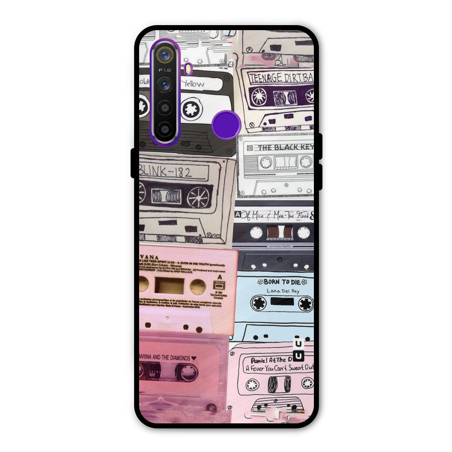 Casette Rolling Metal Back Case for Realme Narzo 10