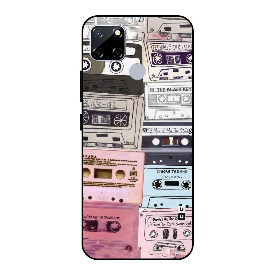 Casette Rolling Metal Back Case for Realme Narzo 20