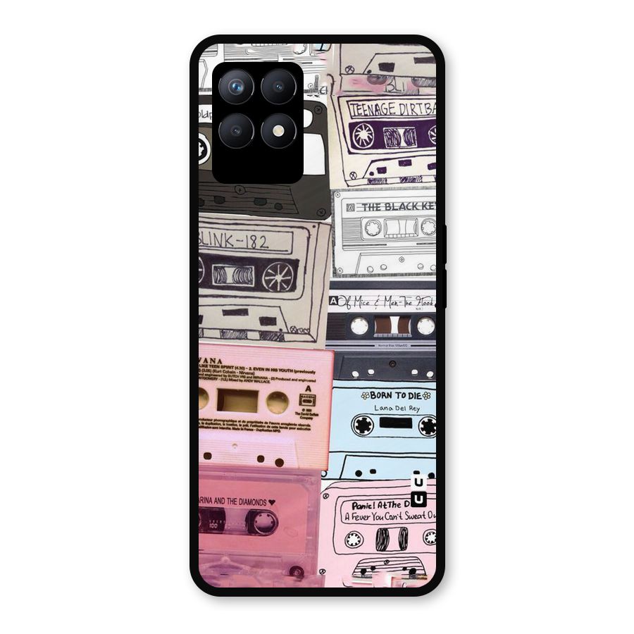 Casette Rolling Metal Back Case for Realme Narzo 50