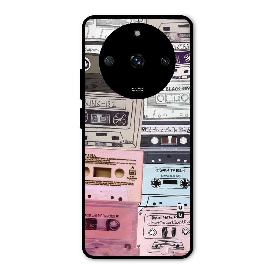Casette Rolling Metal Back Case for Realme Narzo 60 5G