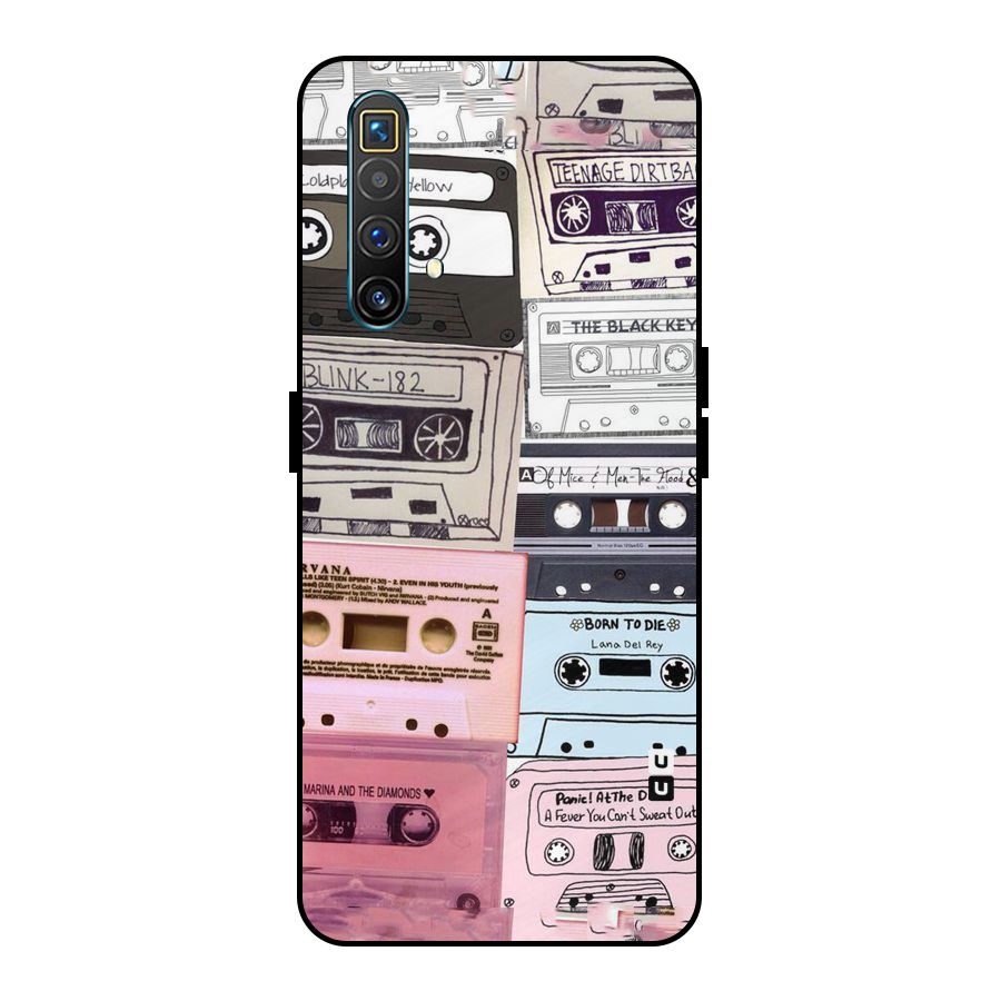 Casette Rolling Metal Back Case for Realme X3