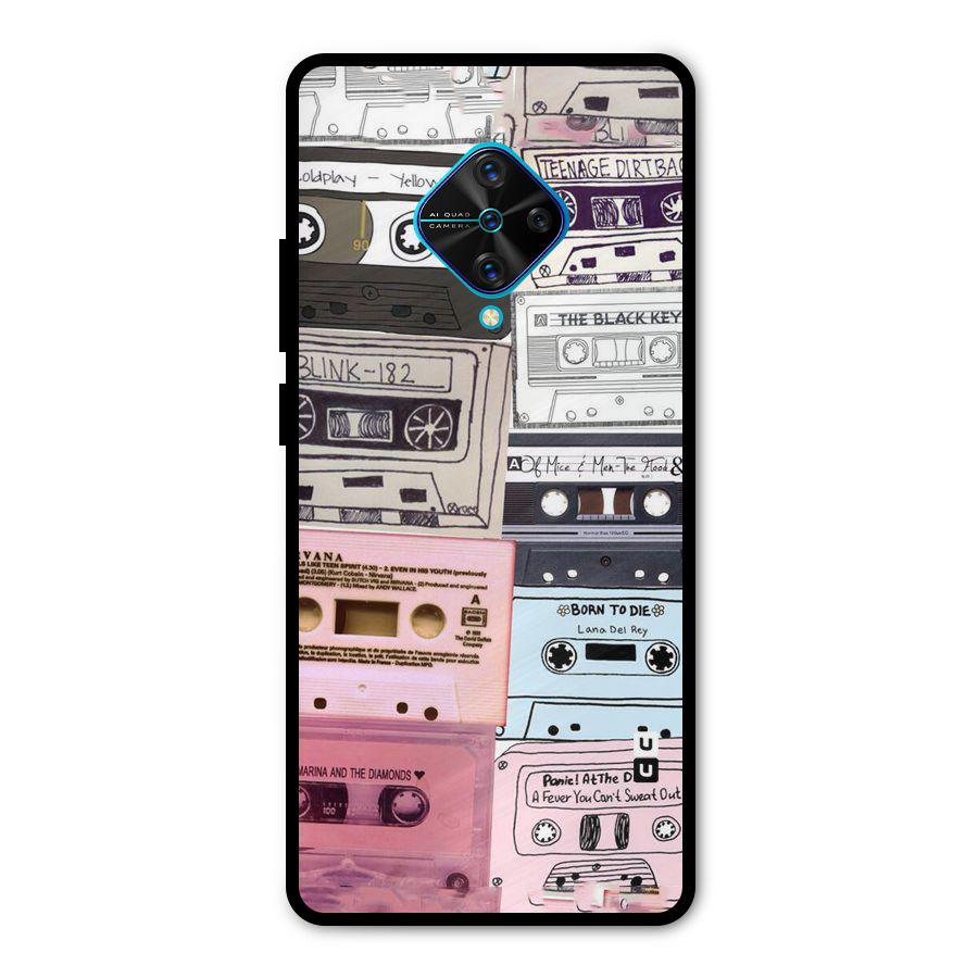 Casette Rolling Metal Back Case for Vivo S1 Pro