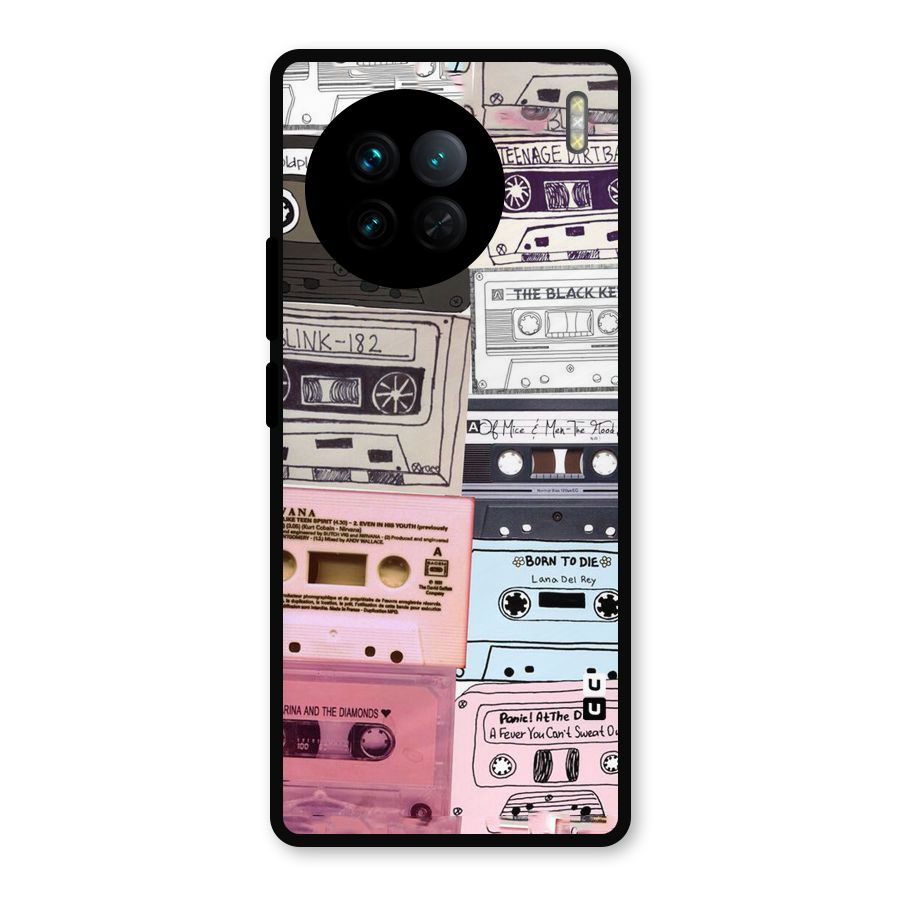 Casette Rolling Metal Back Case for Vivo X90