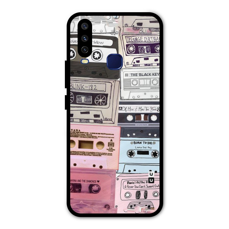 Casette Rolling Metal Back Case for Vivo Y12