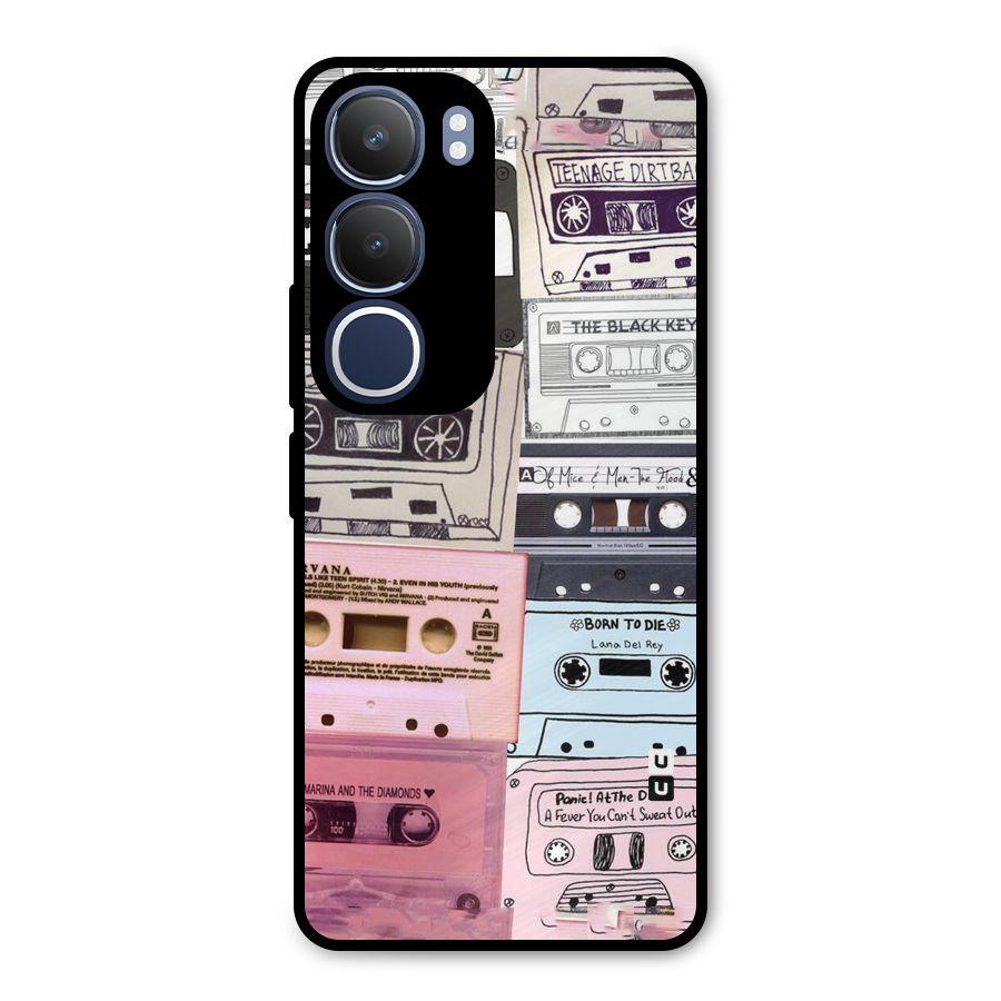 Casette Rolling Metal Back Case for Vivo Y29