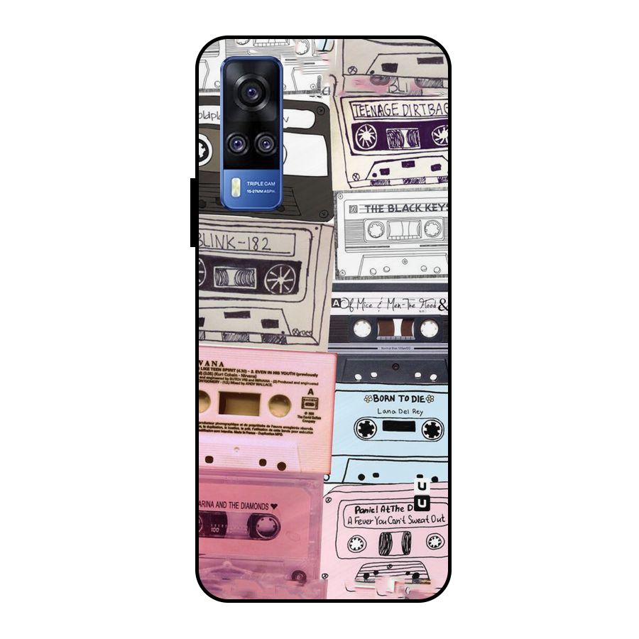 Casette Rolling Metal Back Case for Vivo Y51