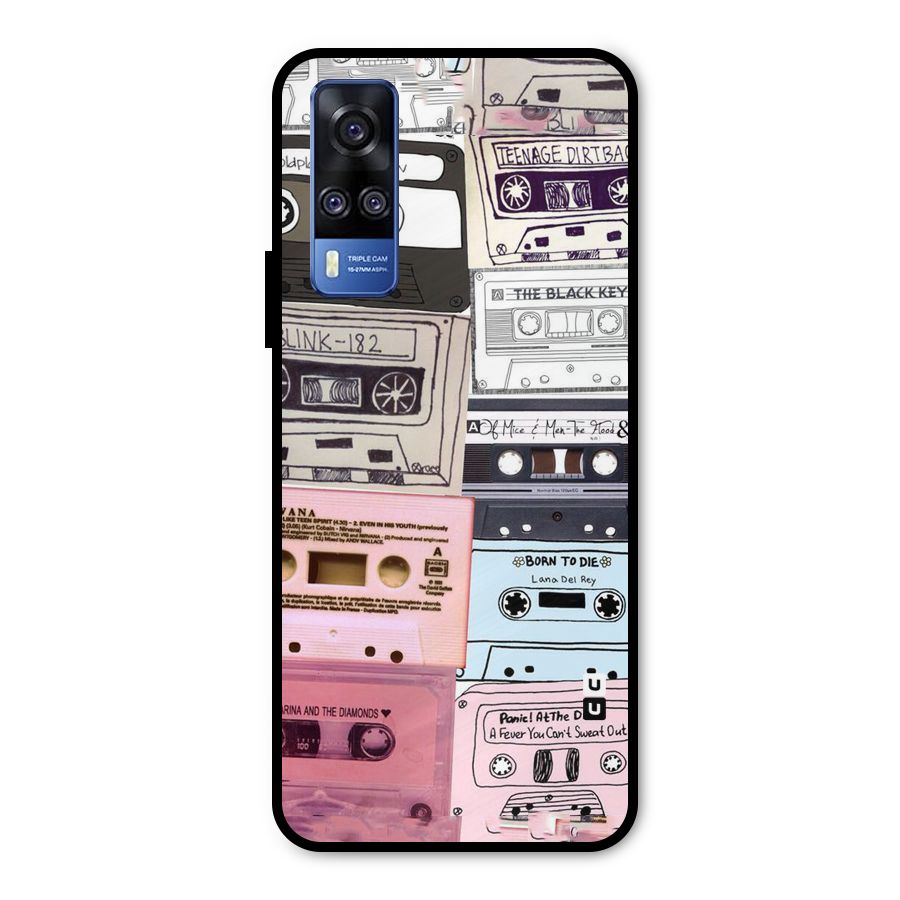 Casette Rolling Metal Back Case for Vivo Y51A