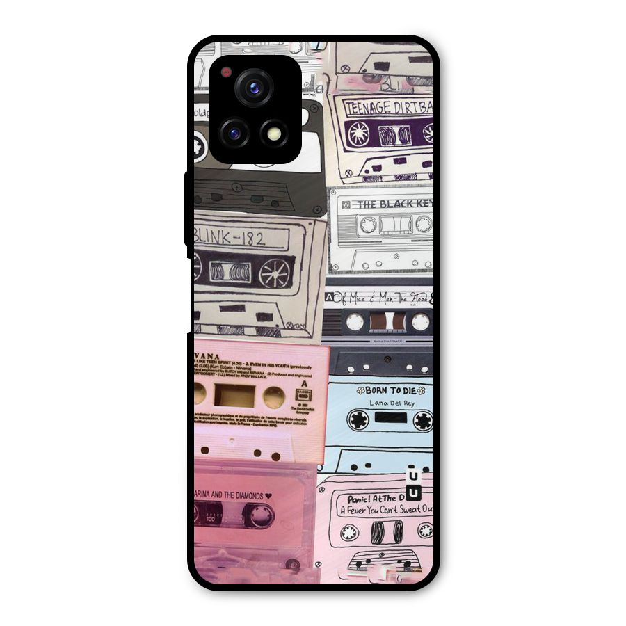 Casette Rolling Metal Back Case for Vivo Y72 5G