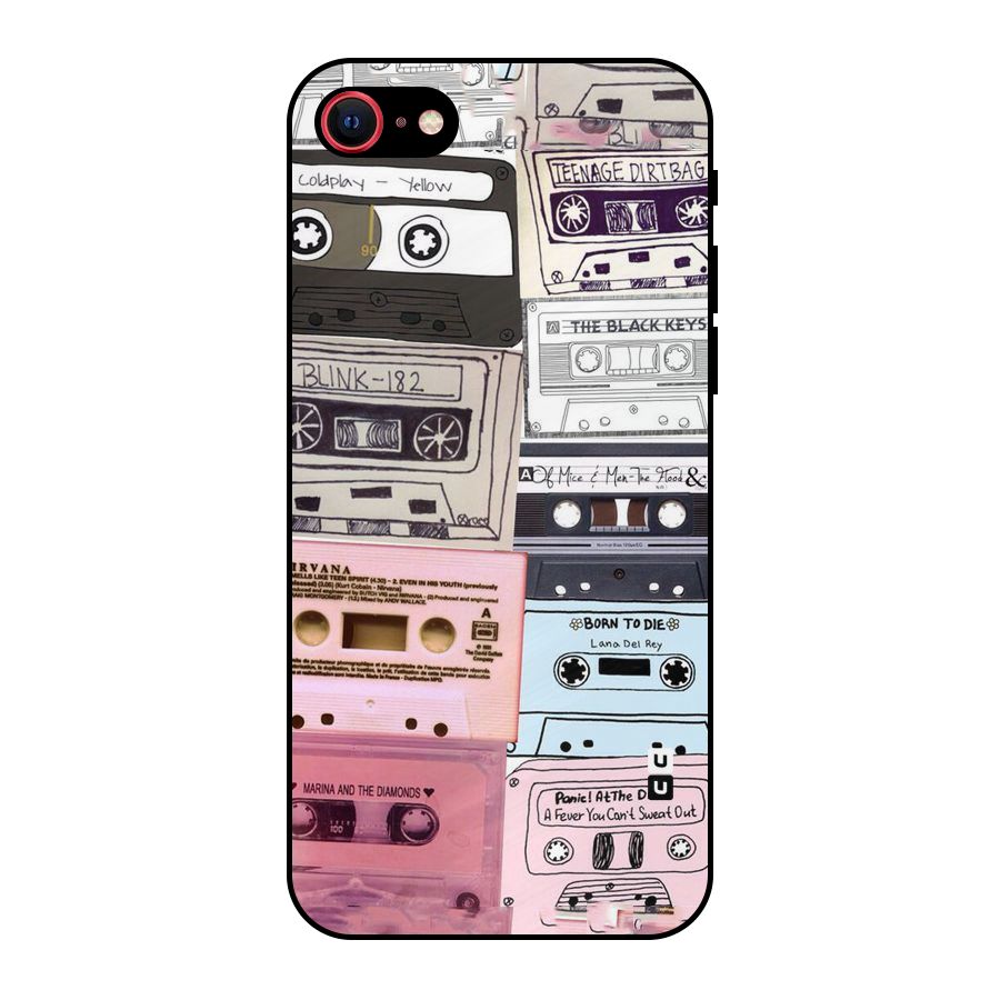 Casette Rolling Metal Back Case for iPhone 7