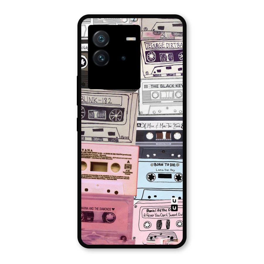 Casette Rolling Metal Back Case for iQOO Neo 6 5G