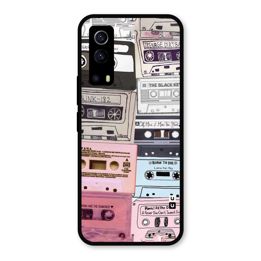 Casette Rolling Metal Back Case for iQOO Z3
