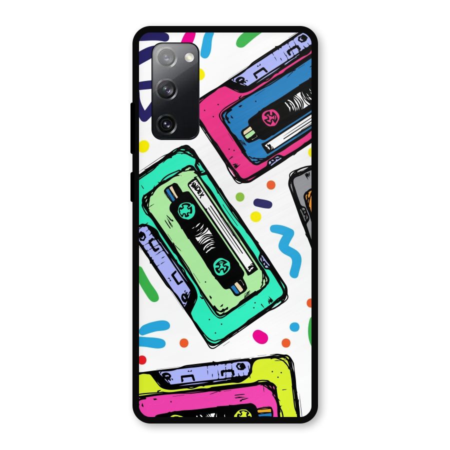 Cassette Pattern Metal Back Case for Galaxy S20 FE