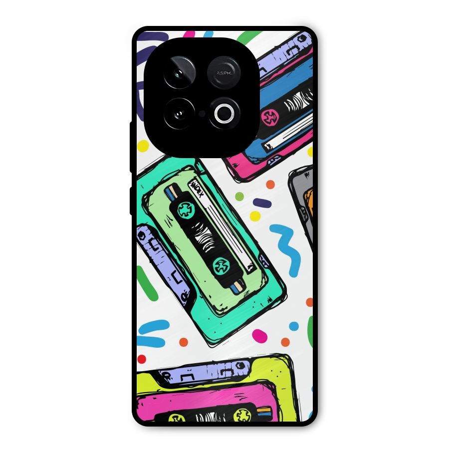 Cassette Pattern Metal Back Case for iQOO Neo 10
