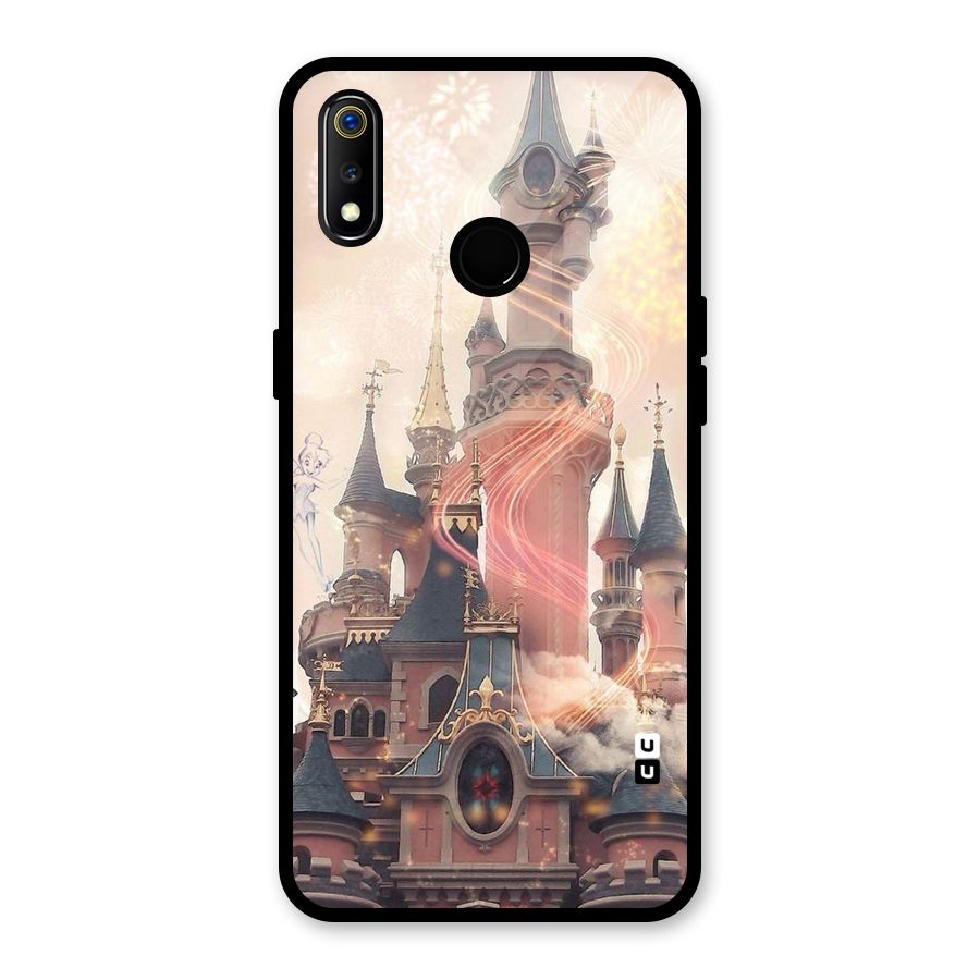 Castle Glass Back Case for Realme 3