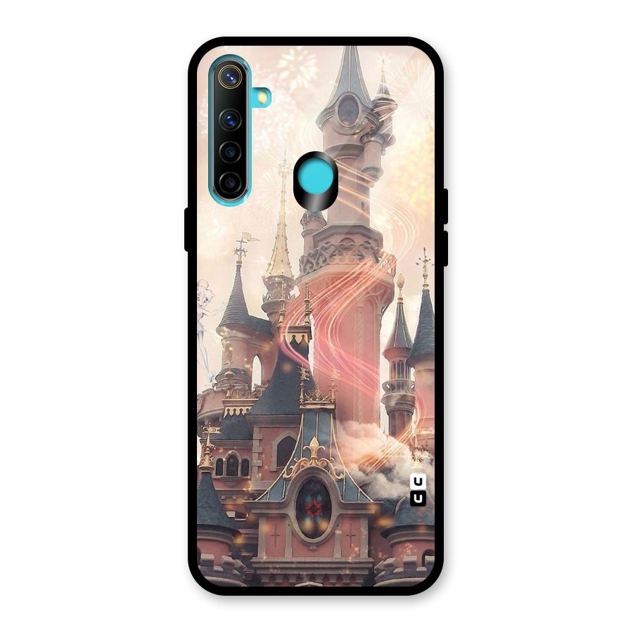 Castle Glass Back Case for Realme 5i