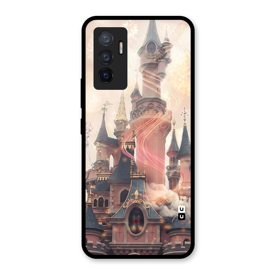 Castle Glass Back Case for Vivo V23e