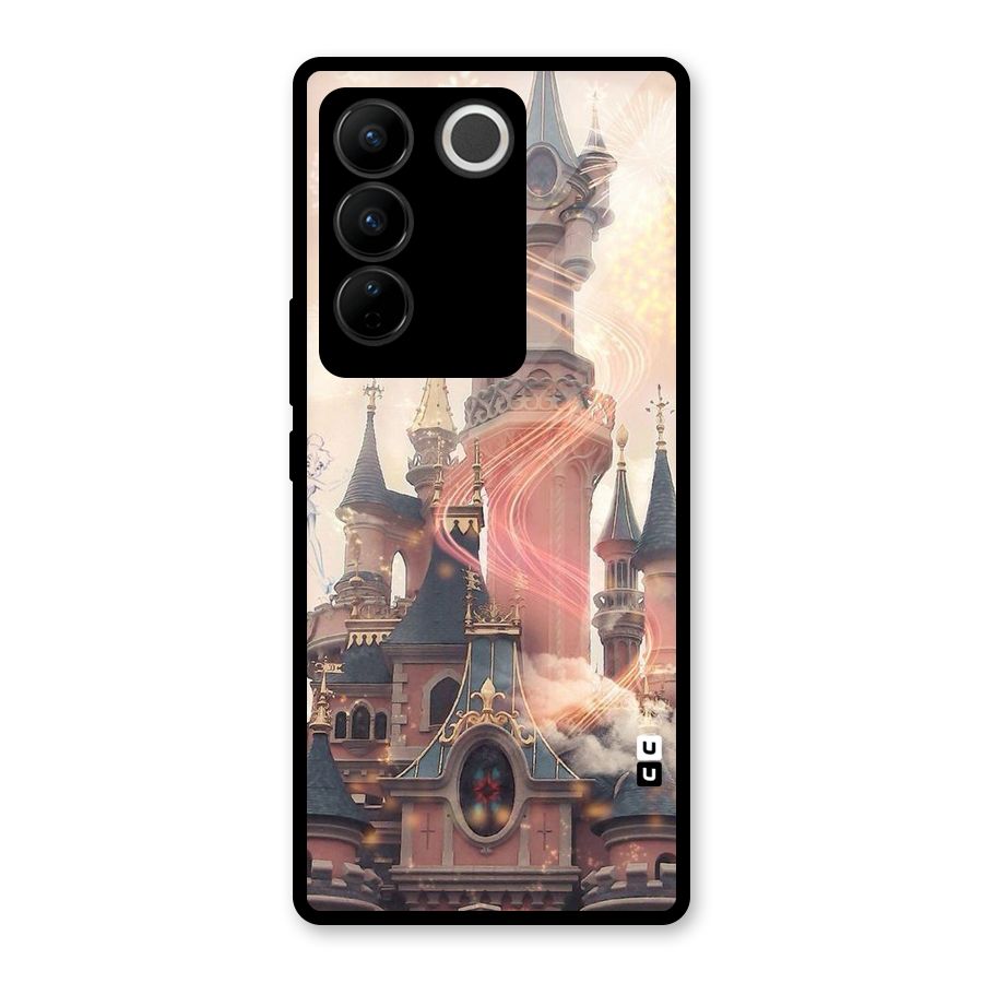 Castle Glass Back Case for Vivo V27