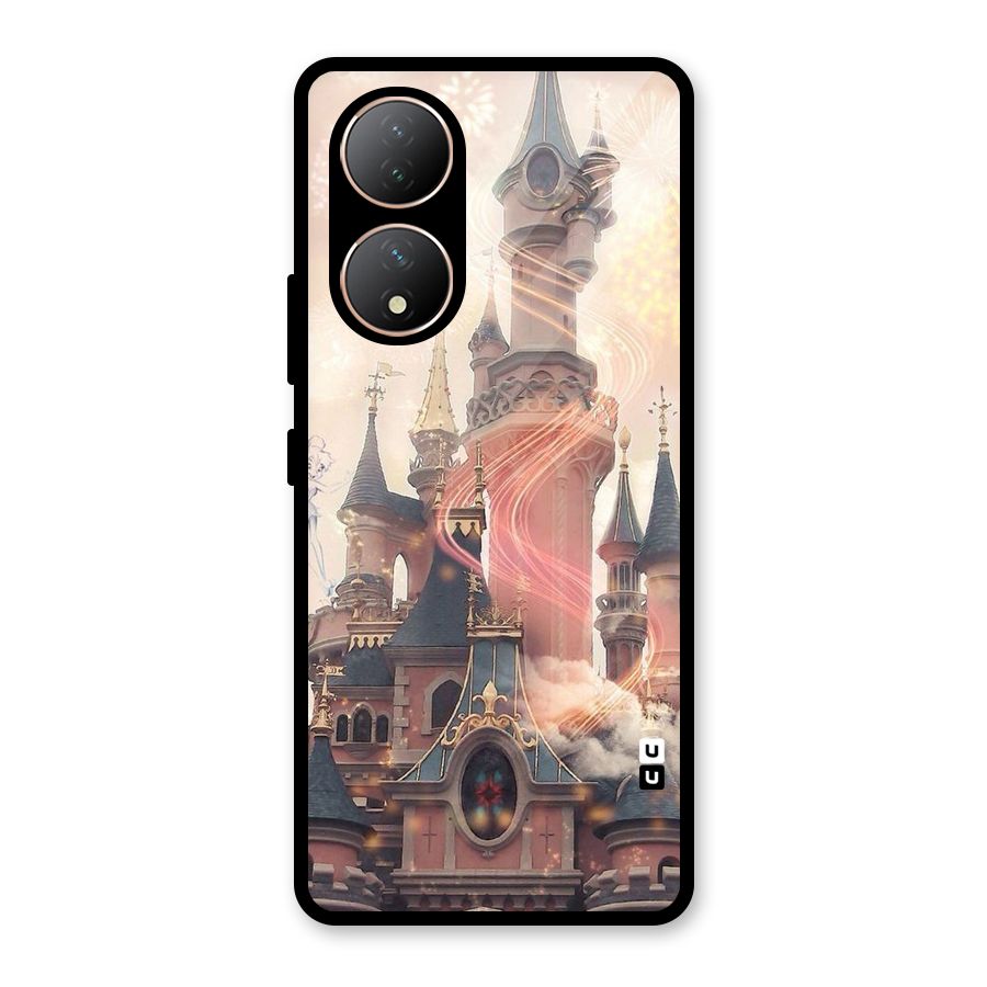 Castle Glass Back Case for Vivo Y100