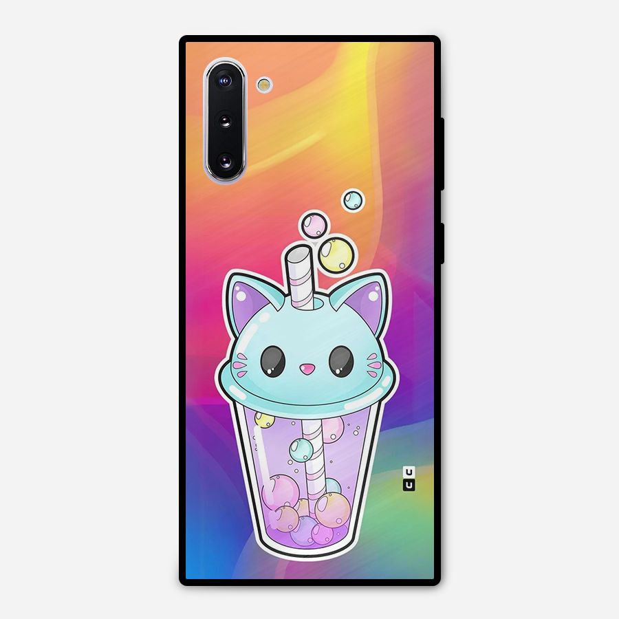 Cat Drink Metal Back Case for Galaxy Note 10