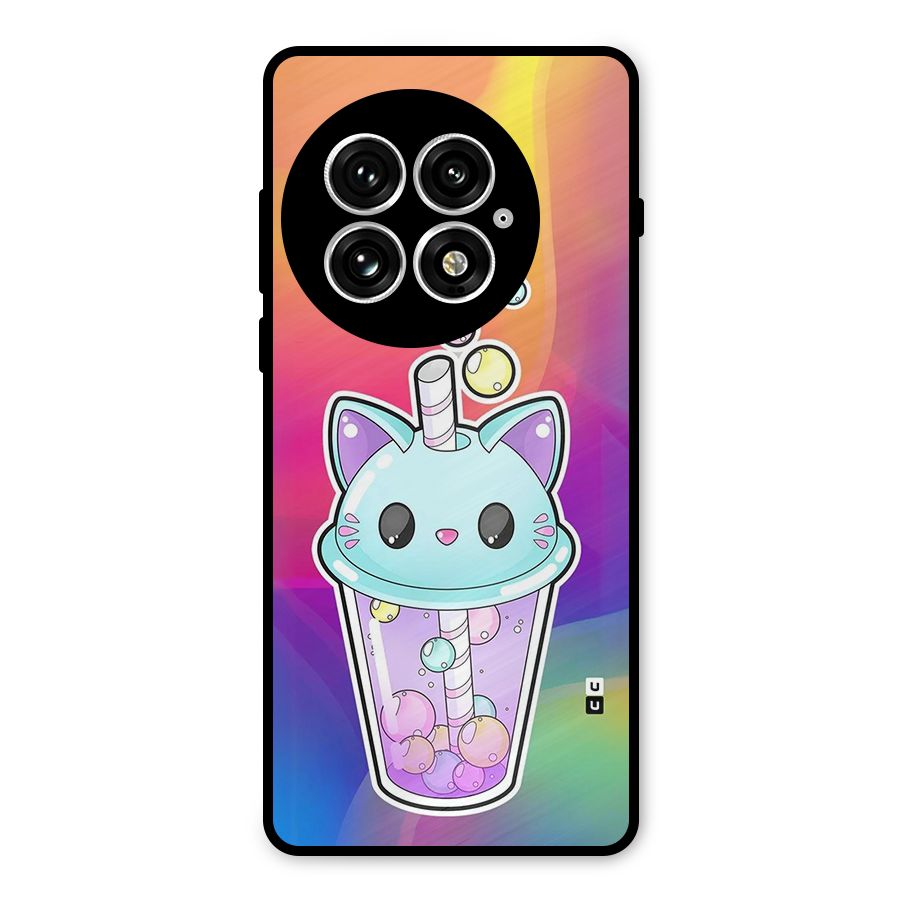 Cat Drink Metal Back Case for OnePlus 13