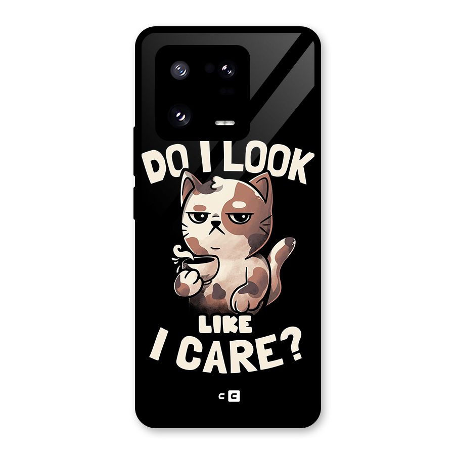 Cat Look Like Care Glass Back Case for Xiaomi 13 Pro