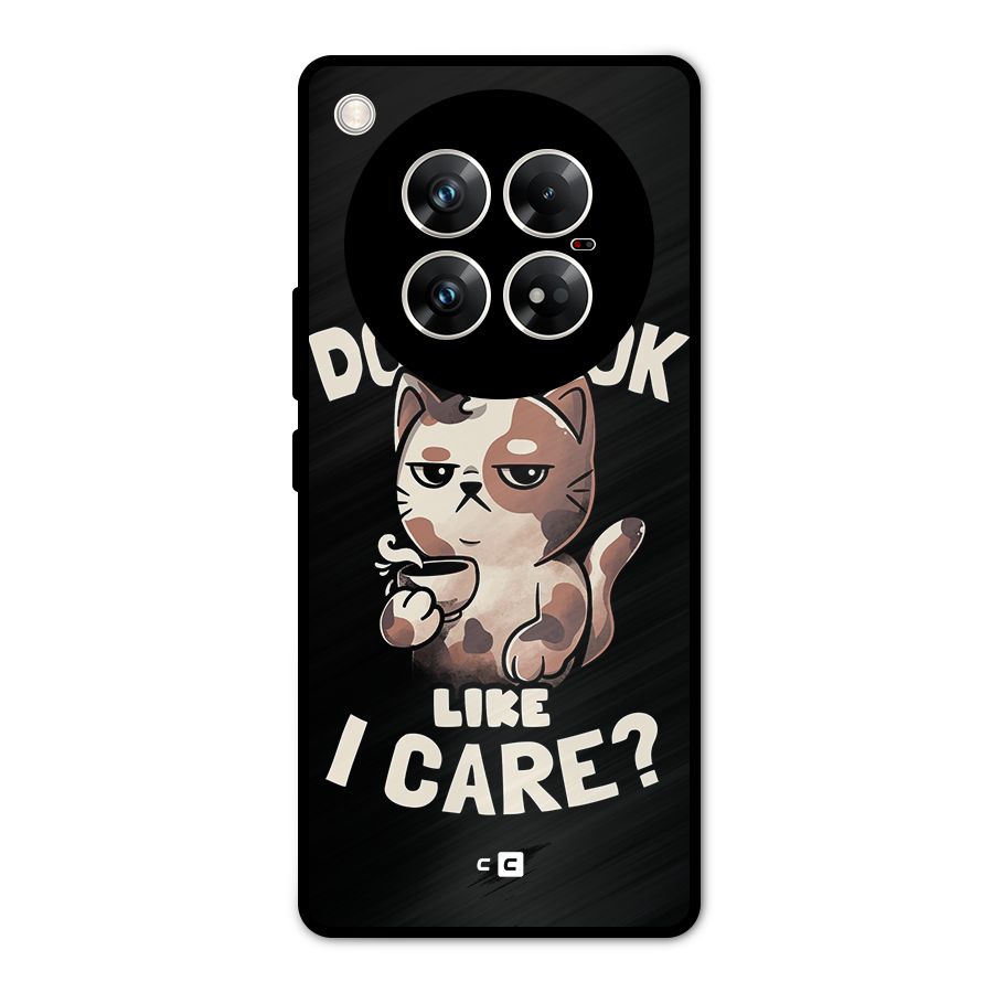 Cat Look Like Care Metal Back Case for Infinix Zero 40 5G