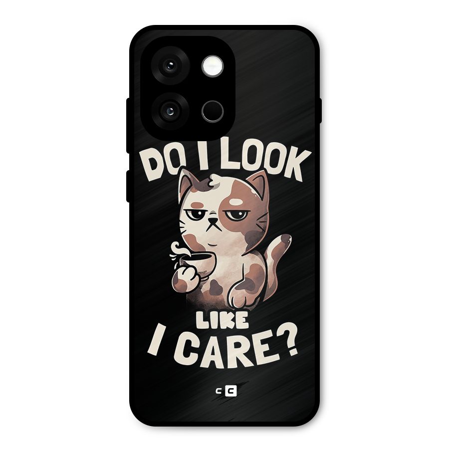 Cat Look Like Care Metal Back Case for OnePlus 13s
