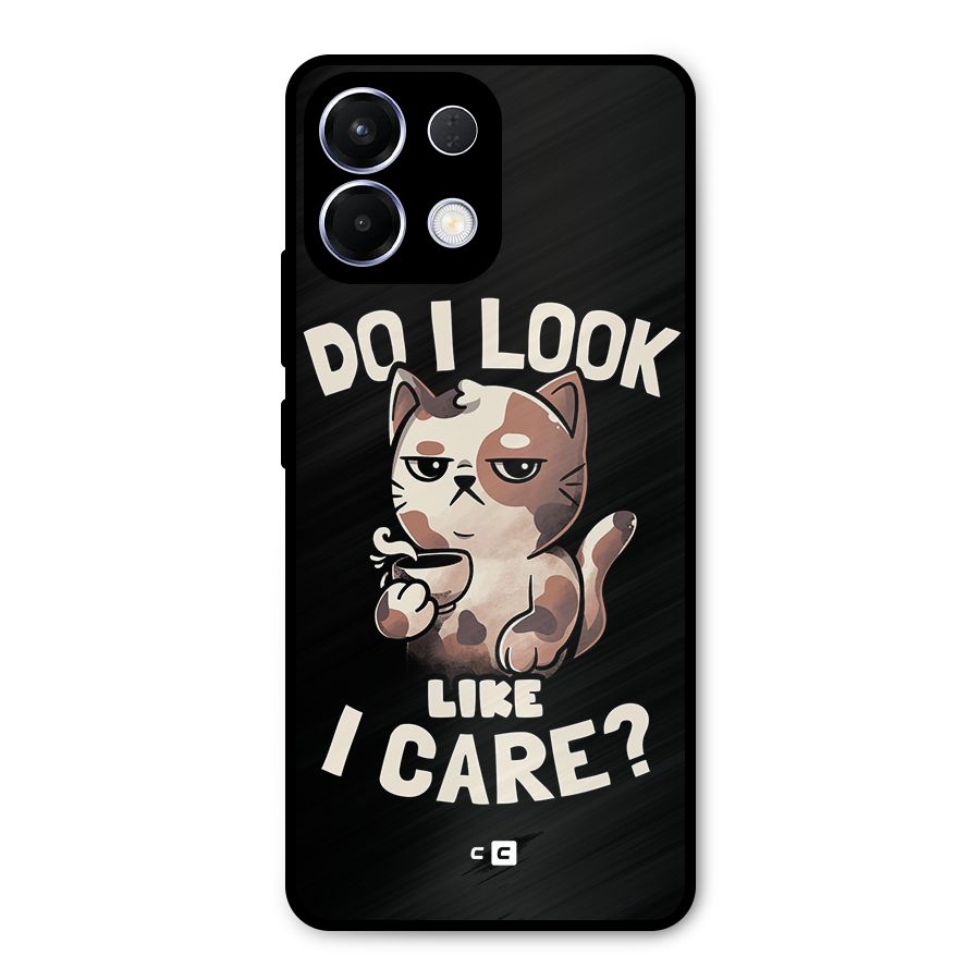 Cat Look Like Care Metal Back Case for Oppo K13