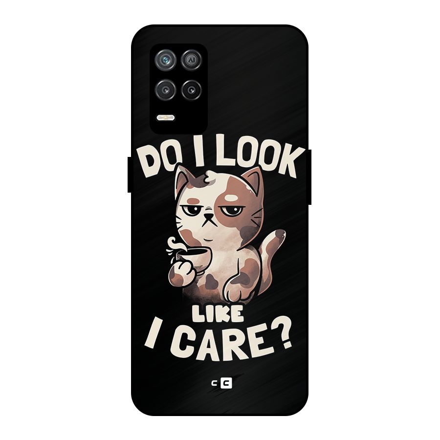 Cat Look Like Care Metal Back Case for Realme 9 5G