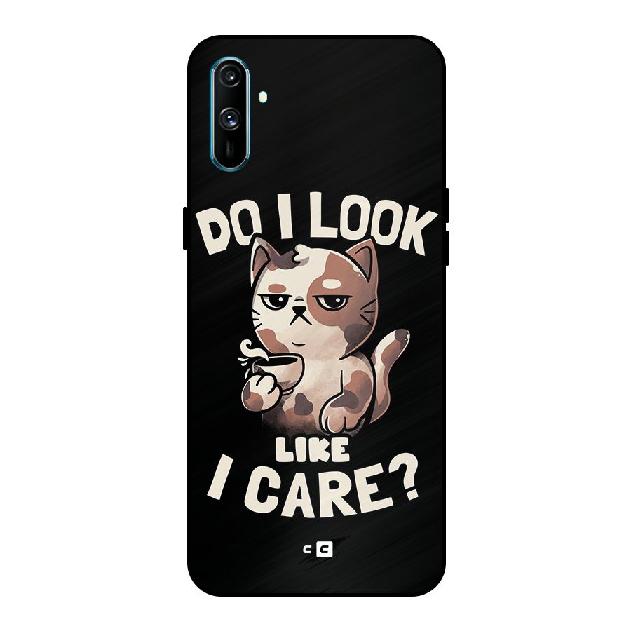 Cat Look Like Care Metal Back Case for Realme C3